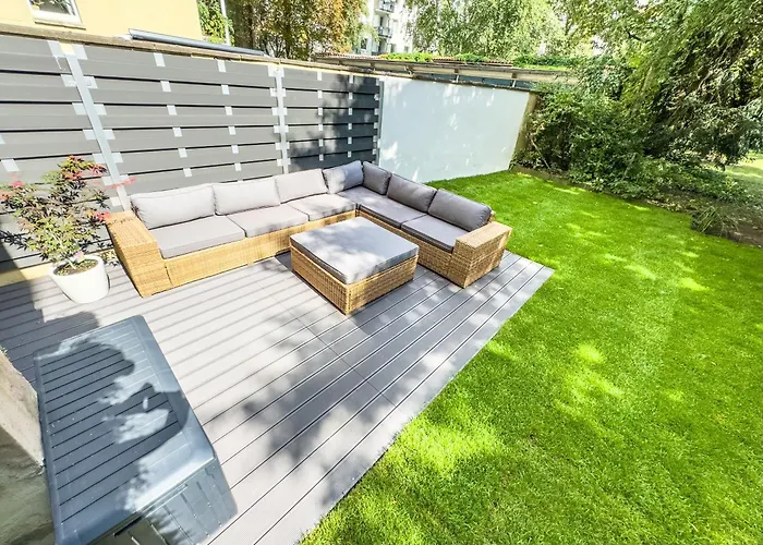 Citynah, Balkon, Grosse Kueche Und Garten