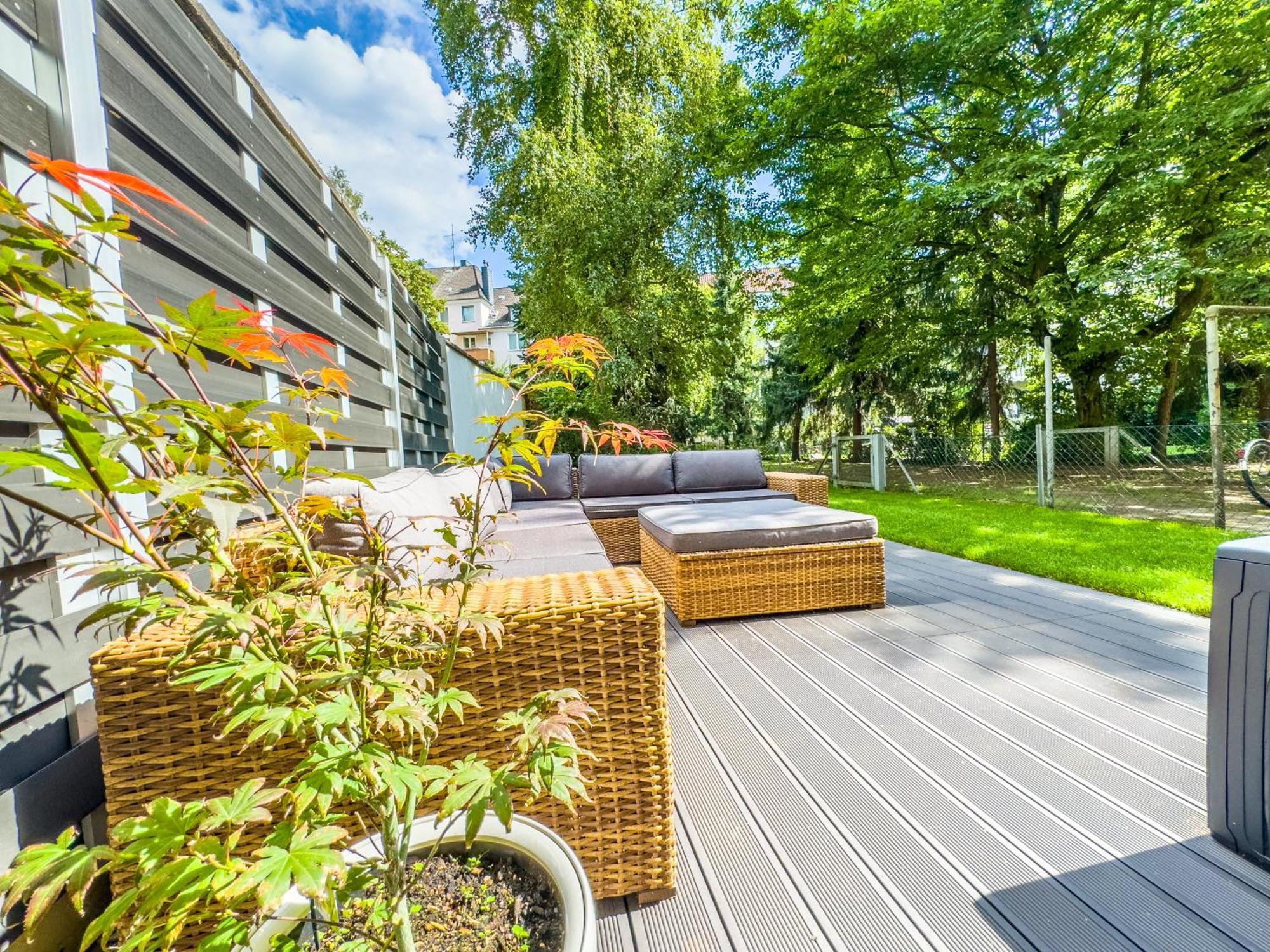 Apartment Citynah, Balkon, Grosse Kueche Und Garten *